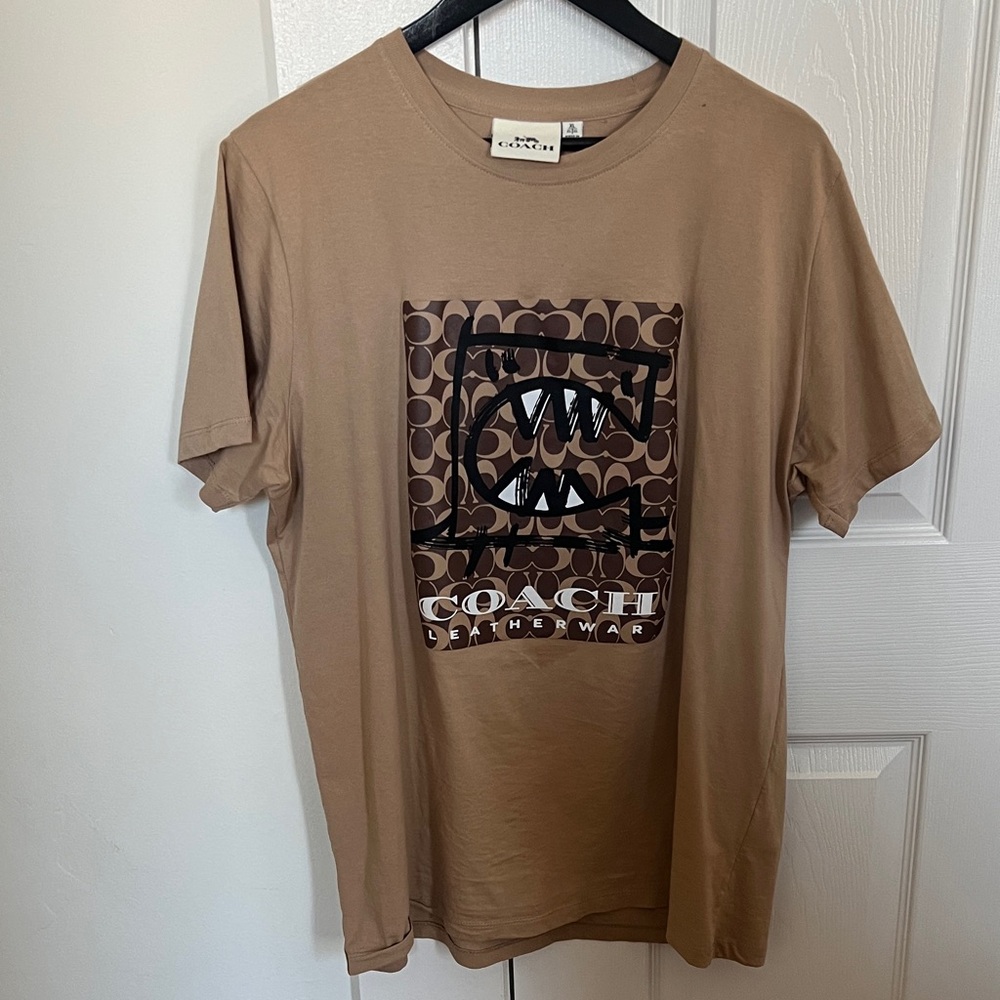 Coach Brown Graphic Tee